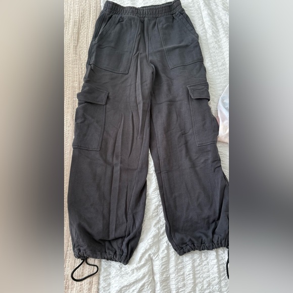 Zara Dark Gray Cargo Pants for Men - Picture 1 of 4